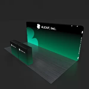 10 X 20 Ft. Backlit Trade Show Booth-Single Sided Graphic - Leaf