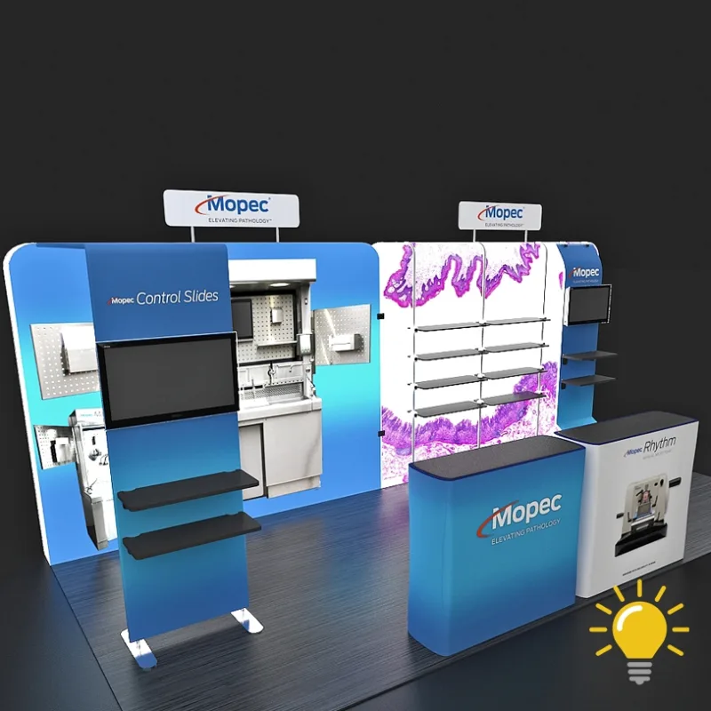10 X 20 Ft. Backlit Merchandising Display - Mopec - Image 3