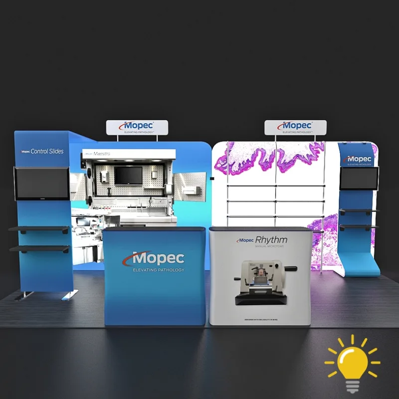 10 X 20 Ft. Backlit Merchandising Display - Mopec - Image 2