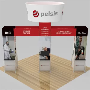20 X 20 Tower Trade Show Exhibit Booth- Bird Be Gone