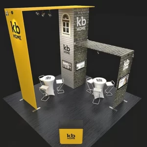 20 X 20 Island Trade Show Booth 16ft Tall - KB