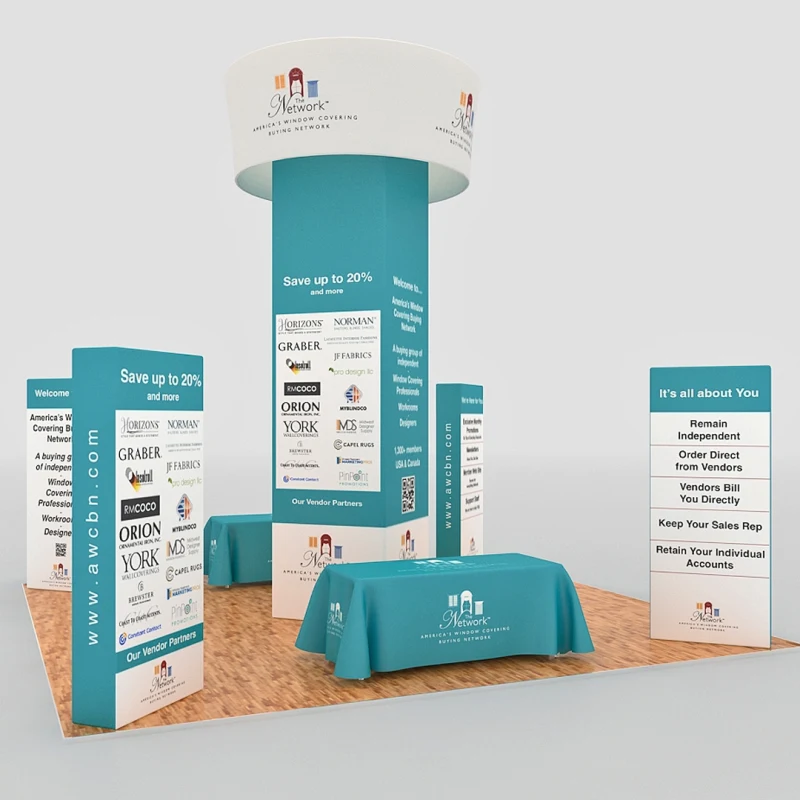 Island 20x20 Trade Show Booth - Network - Image 7