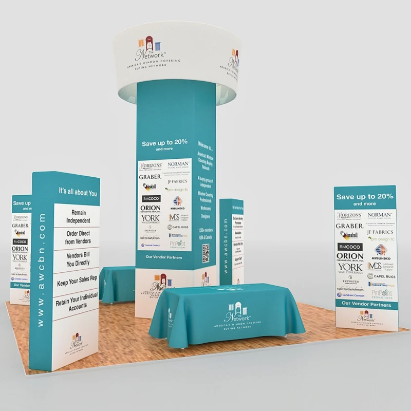 Island 20x20 Trade Show Booth - Network - Image 4