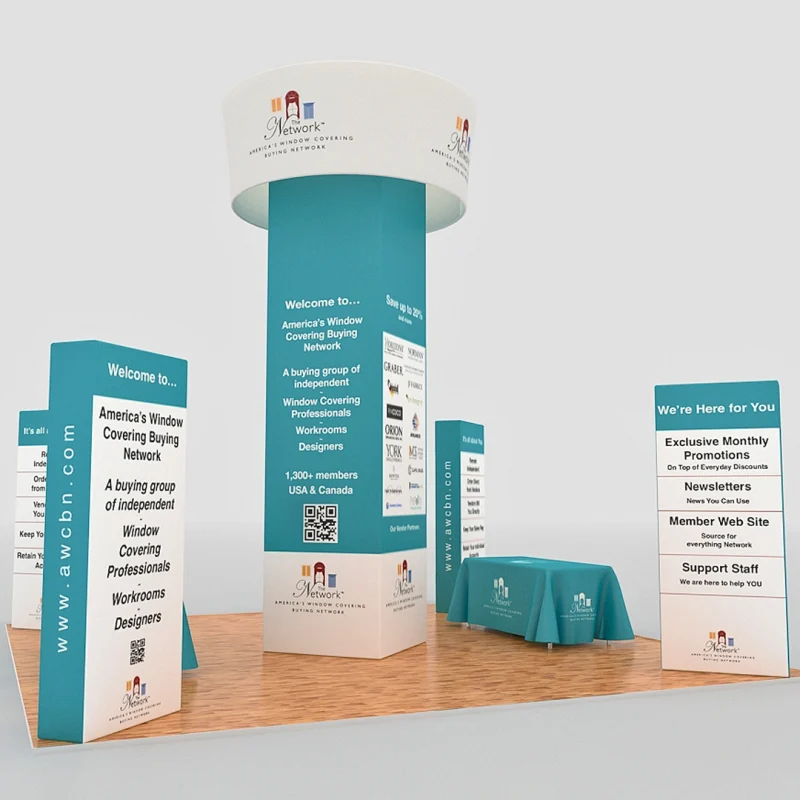 Island 20x20 Trade Show Booth - Network - Image 3