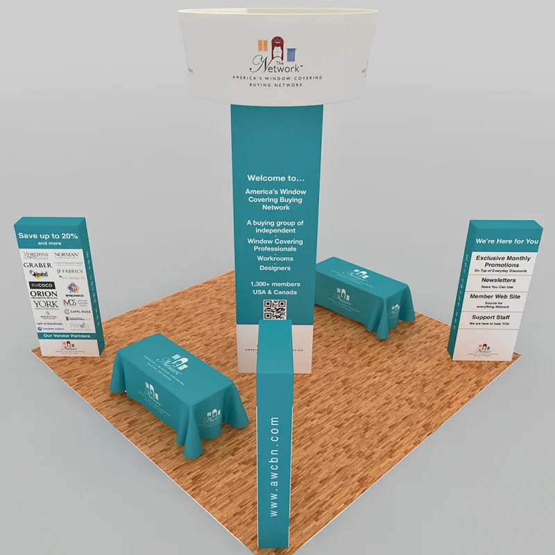 Island 20x20 Trade Show Booth - Network - Image 2