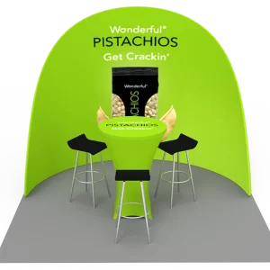 CHIP-SHAPED WALL DOUBLE SIDED TENSION FABRIC STRUCTURE