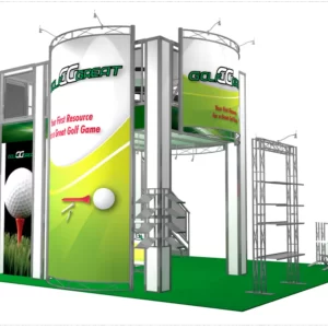 20 x 20 Golf Great Double Deck Truss Display System