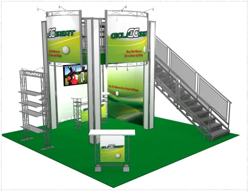 20 x 20 Golf Great Double Deck Truss Display System - Image 5