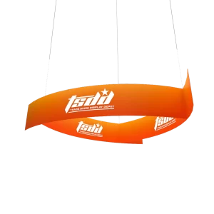 Pinwheel Hanging Sign Double Sided 8ft x 24 in