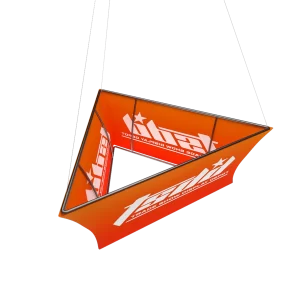 Triangle Hanging Sign - Double Sided - 8ft x 24 in