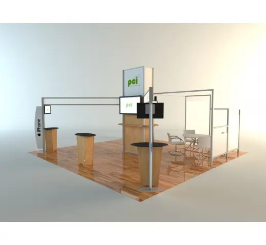 20X20 Hybrid Island Extrusion Display RE-9007 / Cadec Island Classic Exhibits - Image 4