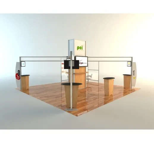 20X20 Hybrid Island Extrusion Display RE-9007 / Cadec Island Classic Exhibits - Image 2