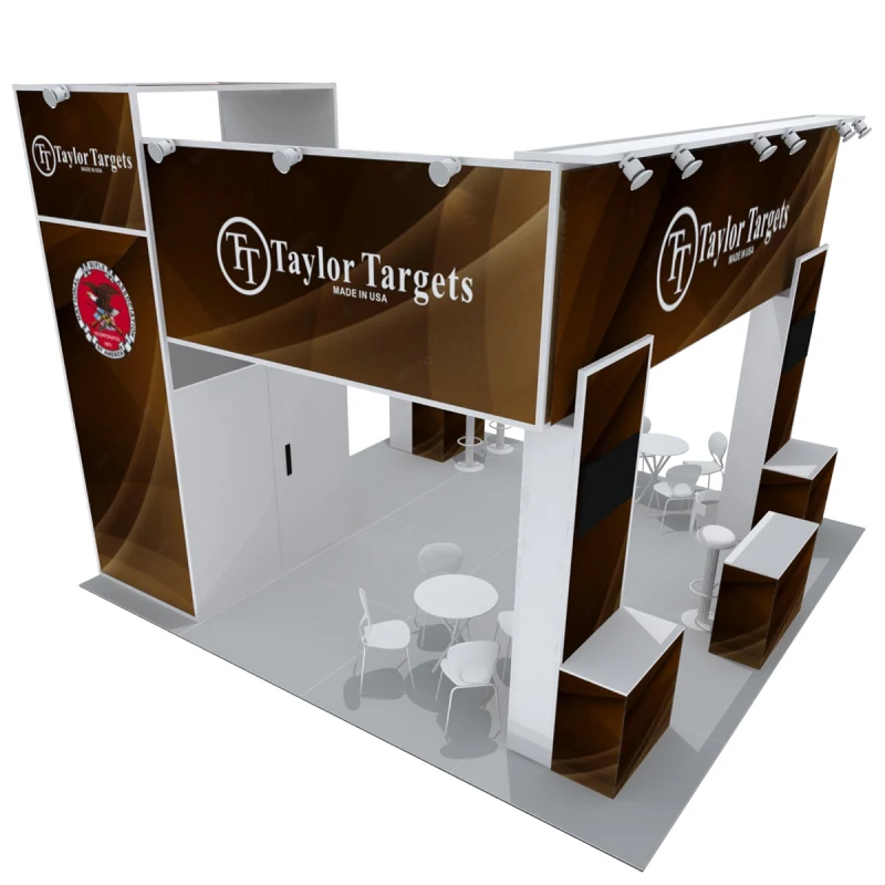 20'x20' Modular Exhibit Booth - Taylor Targets - Image 10