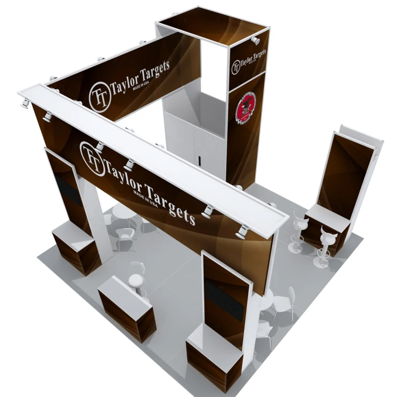 20'x20' Modular Exhibit Booth - Taylor Targets - Image 9