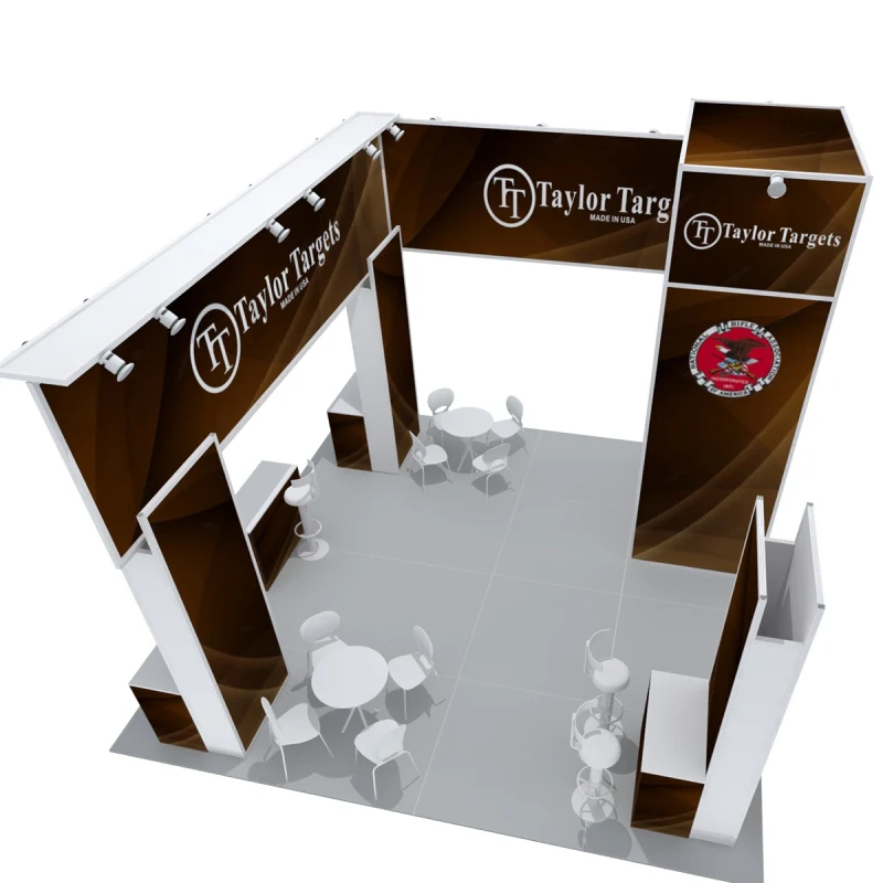20'x20' Modular Exhibit Booth - Taylor Targets - Image 8