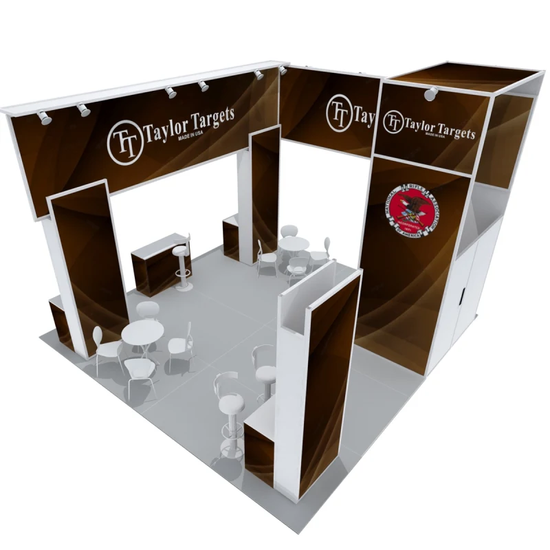 20'x20' Modular Exhibit Booth - Taylor Targets - Image 7