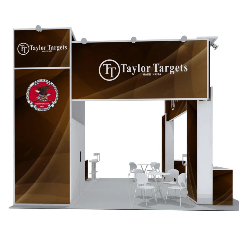 20'x20' Modular Exhibit Booth - Taylor Targets - Image 5