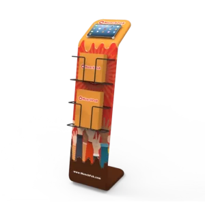 iPad Stand with Literature Holders - Double Sided