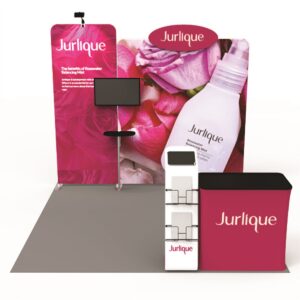 10 x 10 ft Trade Show Exhibit with Monitor [KIT] - Jurlique