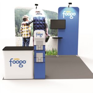 10x10 Trade Show Booth Display with Mount [KIT] - Foogo