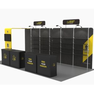 10 X 20 Ft Merchandiser Trade Show Booth Shelving 2 [KIT]