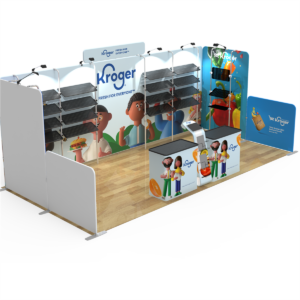 10x20 ft Merchandising Trade Show Booth- Kroger