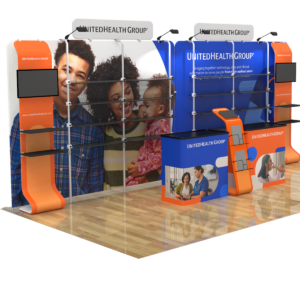 10 X 20ft Merchandising Trade Show Booth- United Health