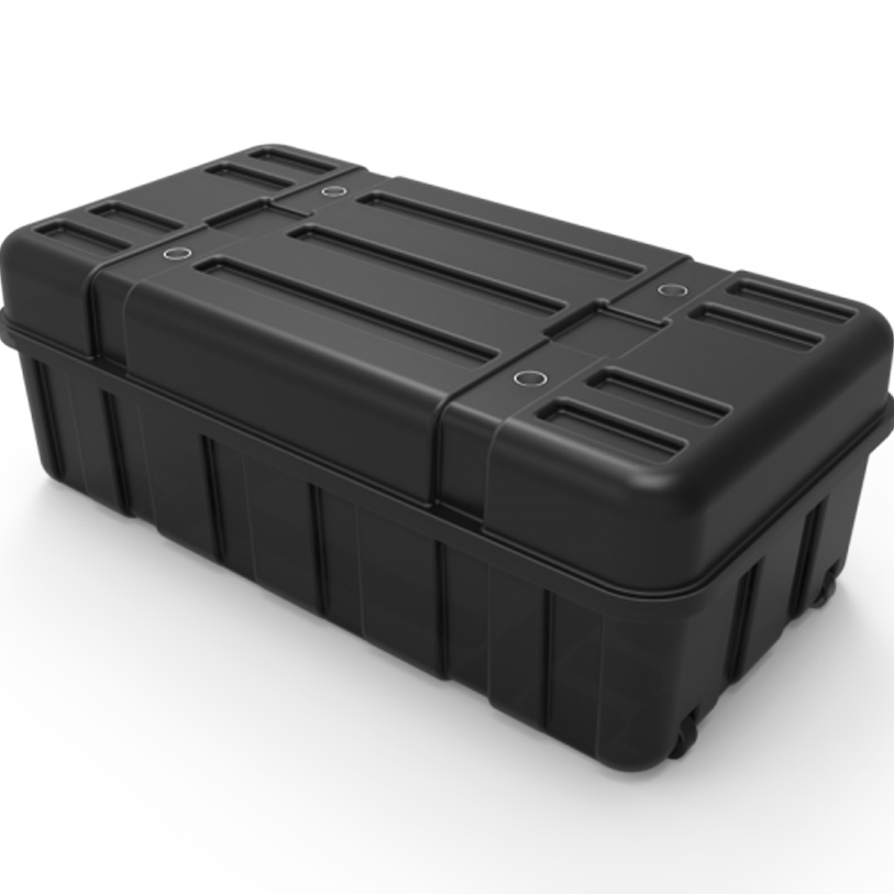 10 ft Big Fabric Trade Show Display with Monitor Stand - Image 9