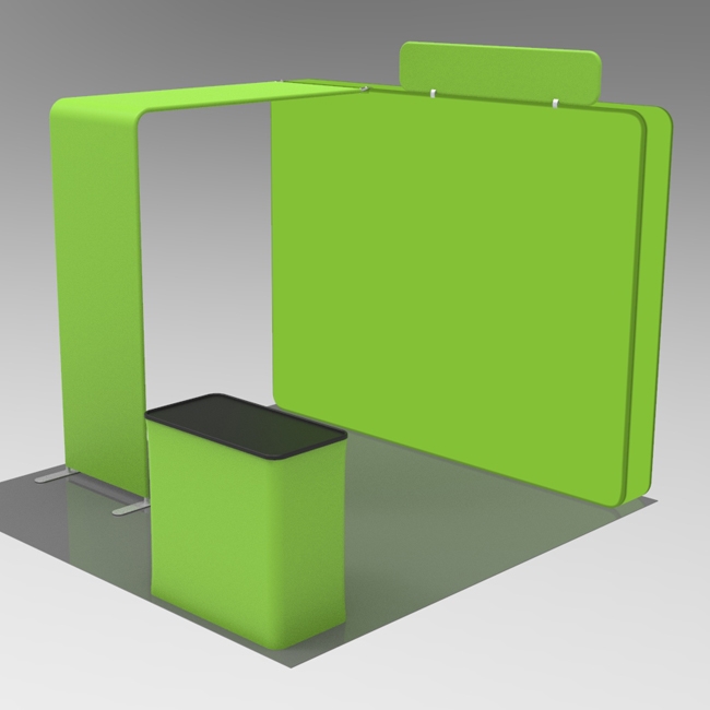 10 X 10 ft Backlit Bridge Trade Show Booth - Image 2