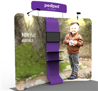 10ft Go Fabric Plus with Monitor Stand