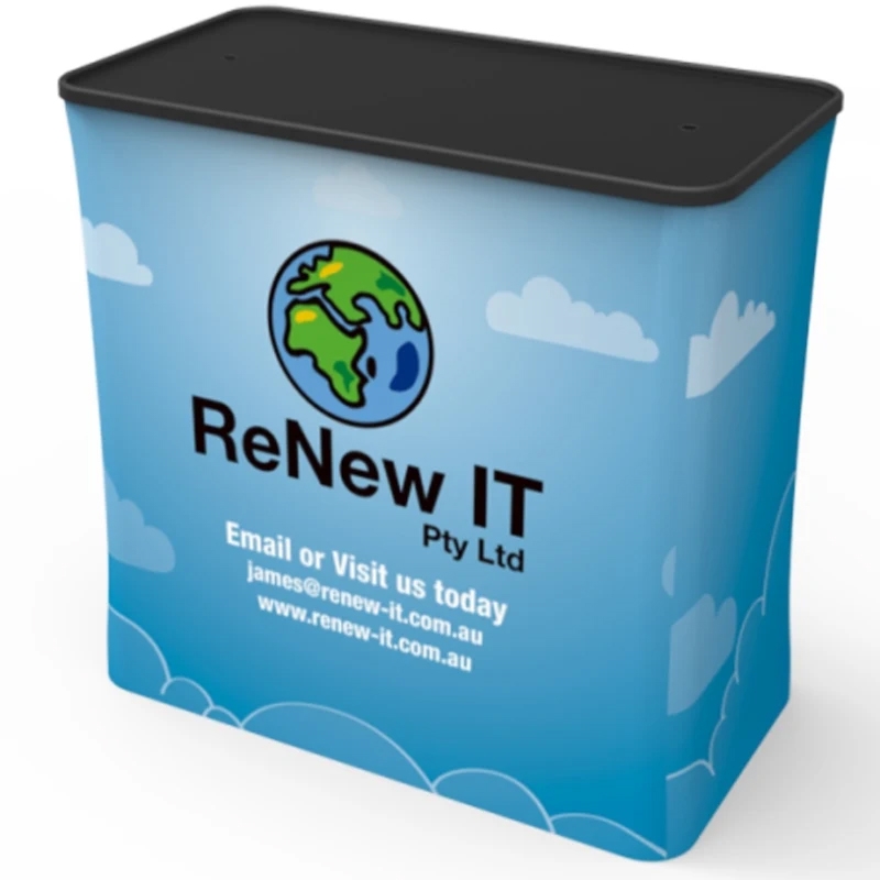 10ft Tension Fabric Booth with Slope - Magic Log - Image 7