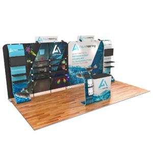 10x20 ft Trade Show Display- AquaNeering