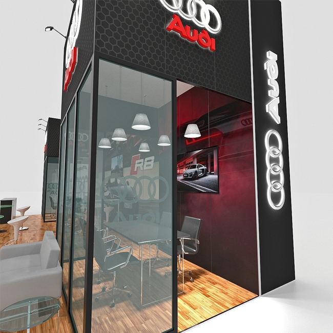 20 X 30 Custom Trade Show Booth - Audi - Image 6