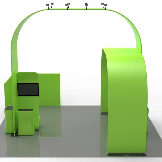20 X 20 Big Arch Trade Show Booth 16ft Tall - Image 5