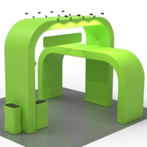 20 X 20 Big Arch Trade Show Booth  - 12ft Tall
