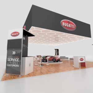 Custom Trade Show Booth - Bugatti