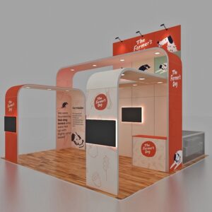 Custom Trade Show Display - Farmers Dog