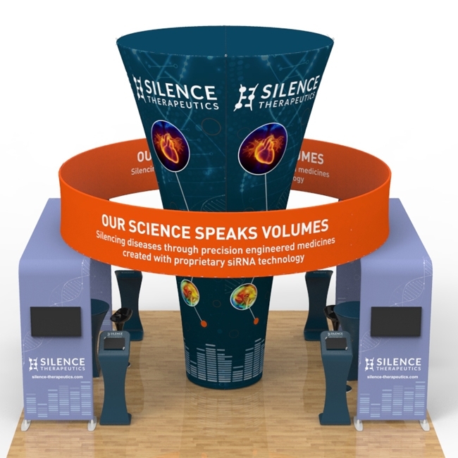 20 X 20 16ft Tall Funnel Trade Show Booth