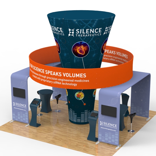 20 X 20 16ft Tall Funnel Trade Show Booth - Image 4