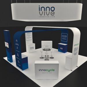 20 X 20 Ft Trade Show Booth - Innovive 20 ft Tall