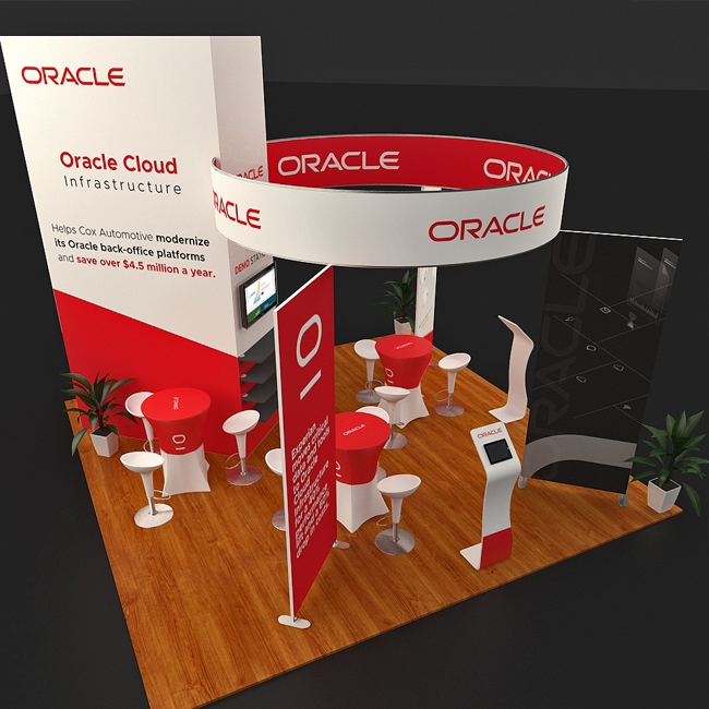 20 X 20 Ft Trade Show Booth - Oracle - Image 3
