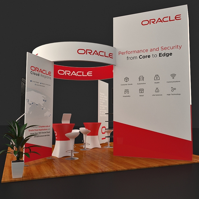 20 X 20 Ft Trade Show Booth - Oracle - Image 4