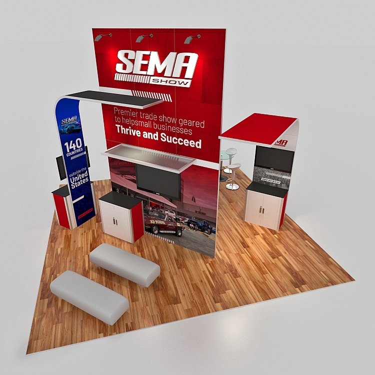 Custom Trade Show Booth - SEMA