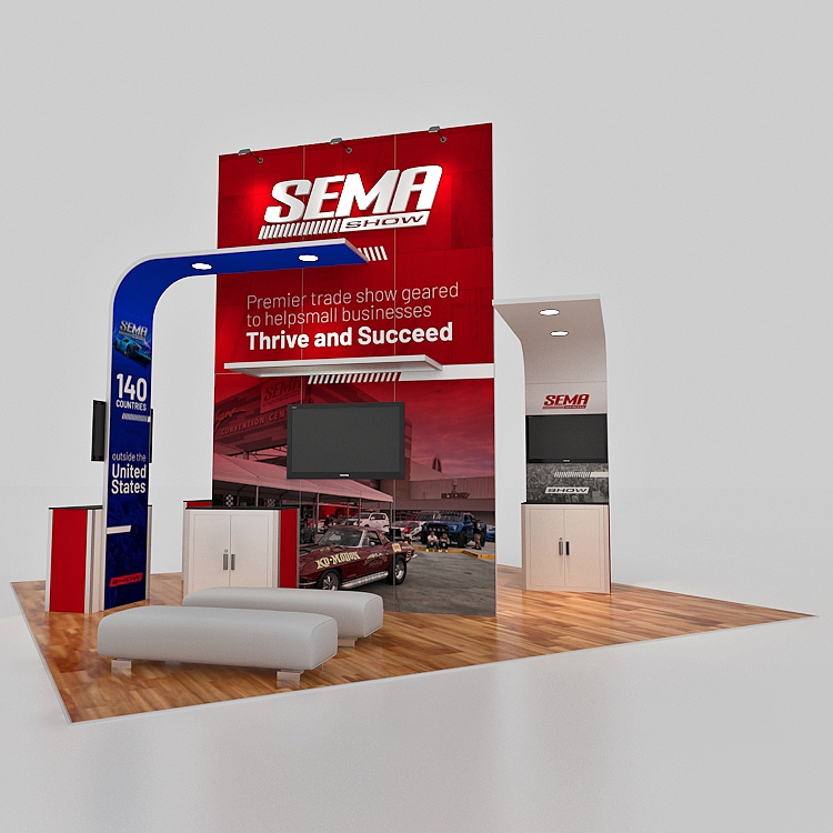 Custom Trade Show Booth - SEMA - Image 3