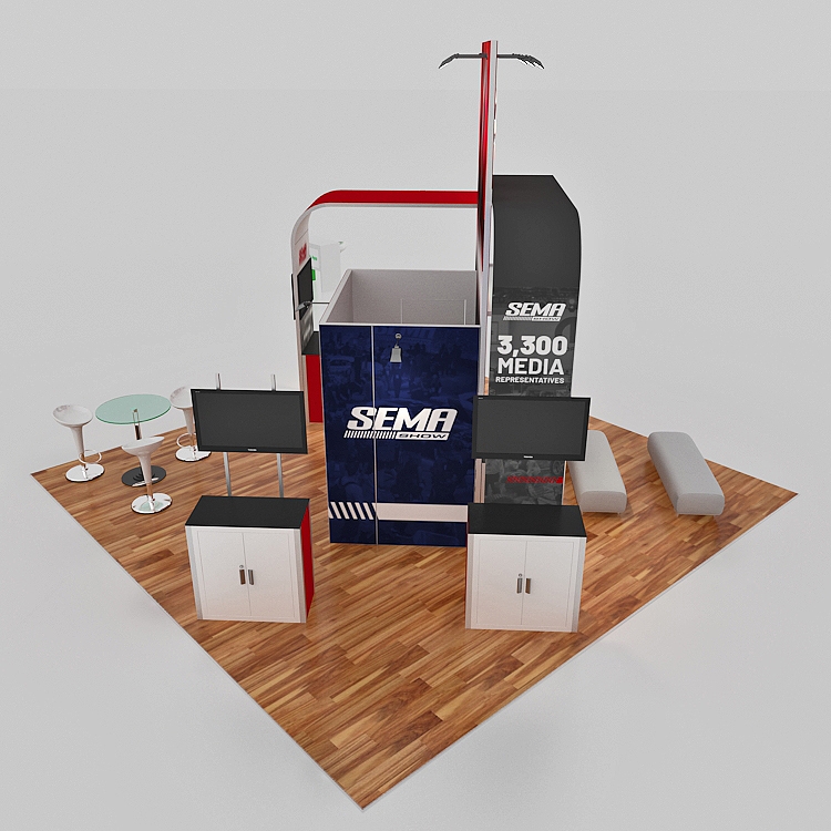 Custom Trade Show Booth - SEMA - Image 4