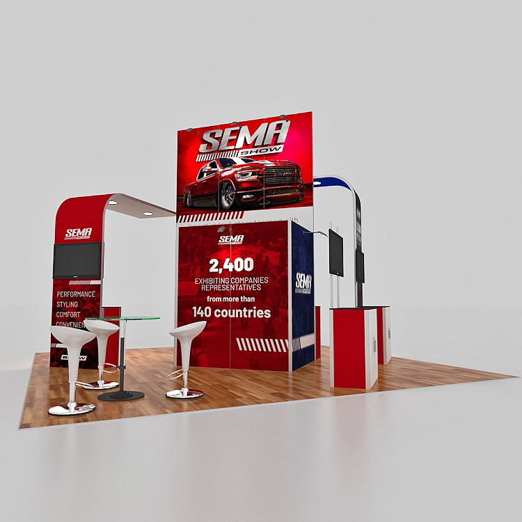 Custom Trade Show Booth - SEMA - Image 5