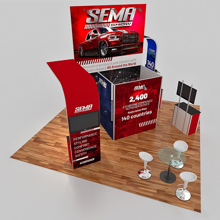 Custom Trade Show Booth - SEMA - Image 6