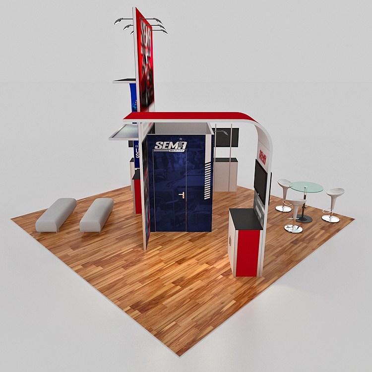 Custom Trade Show Booth - SEMA - Image 7