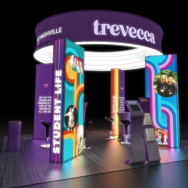 20 X 20 Back lit Trade Show Booth - Travecca - Image 3