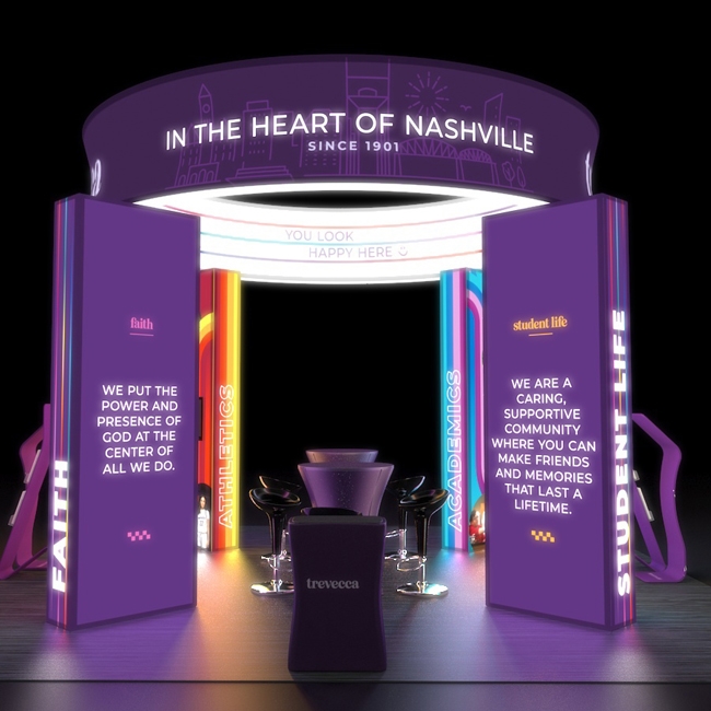 20 X 20 Back lit Trade Show Booth - Travecca - Image 4